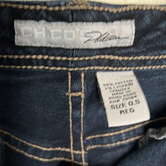Chico's Platinum Quarts MR Stretch Boot cut Jeans - Picture 6 of 9